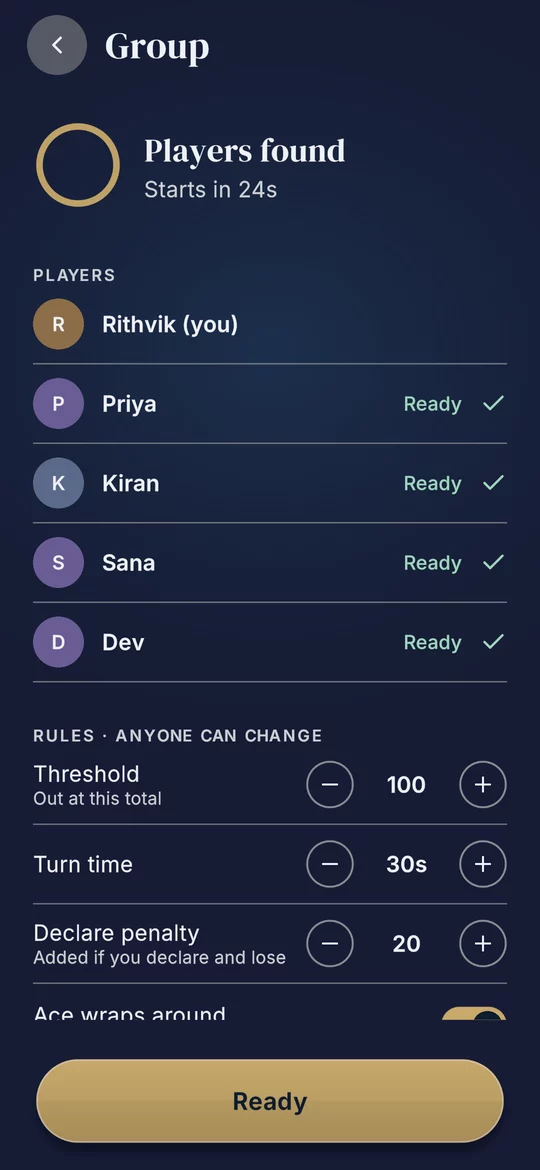 Online lobby